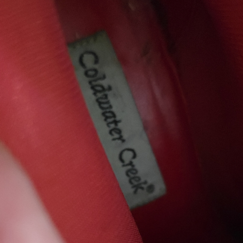 Coldwater Creek Red Lace Up Boots - Picture 2 of 2